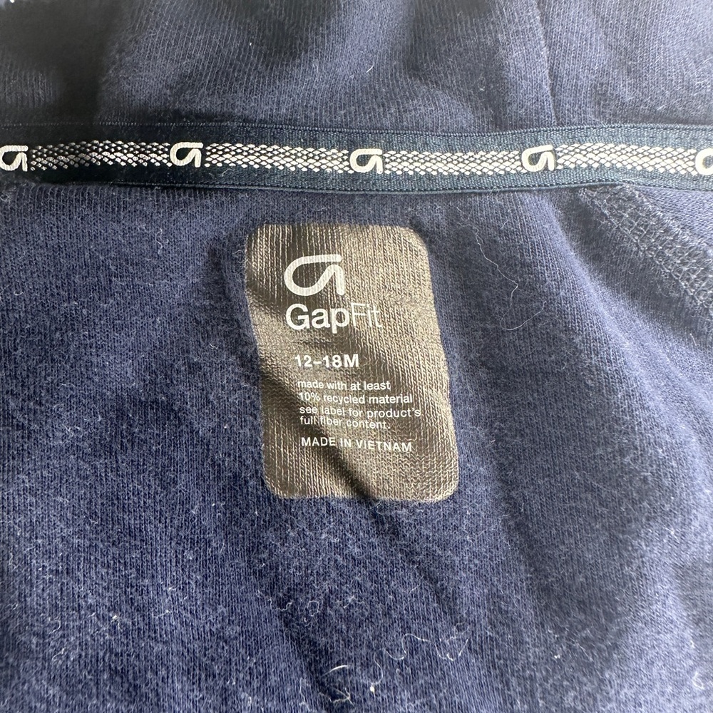Baby Gap Navy Jogger Set – Size 12-18 Months - Picture 5 of 10